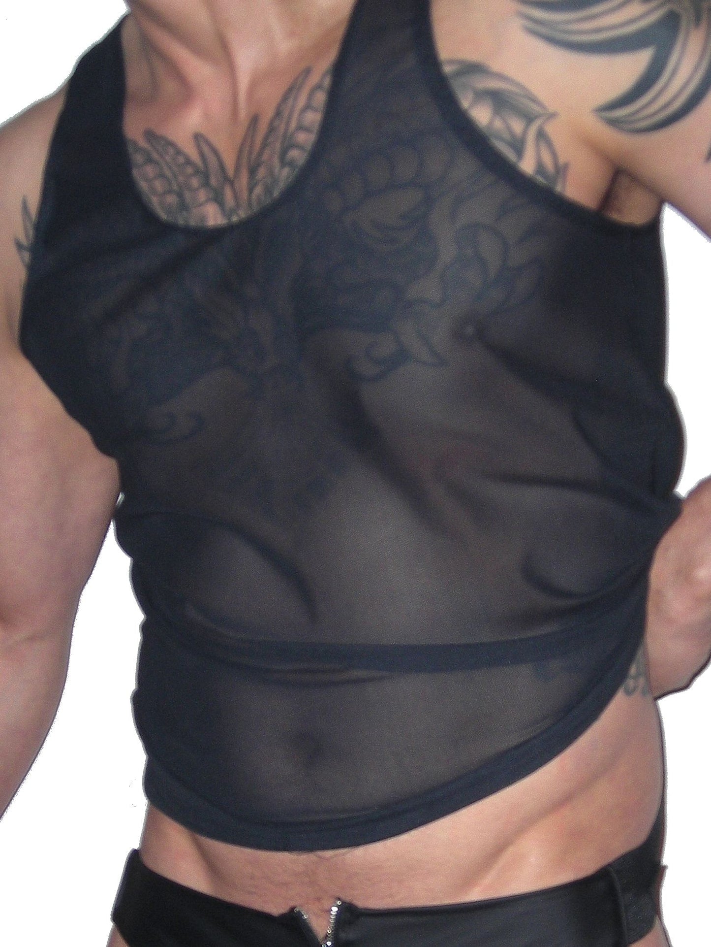 Sheer Mesh Tank Top