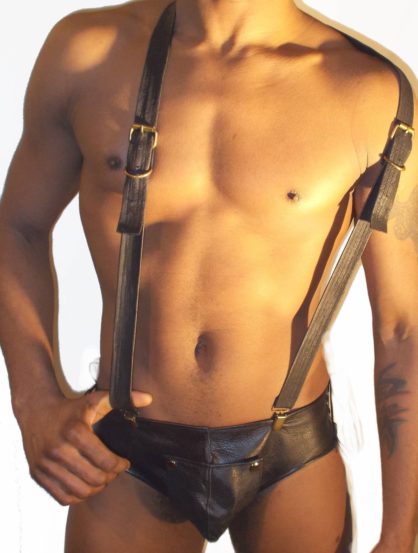 Leather Suspenders