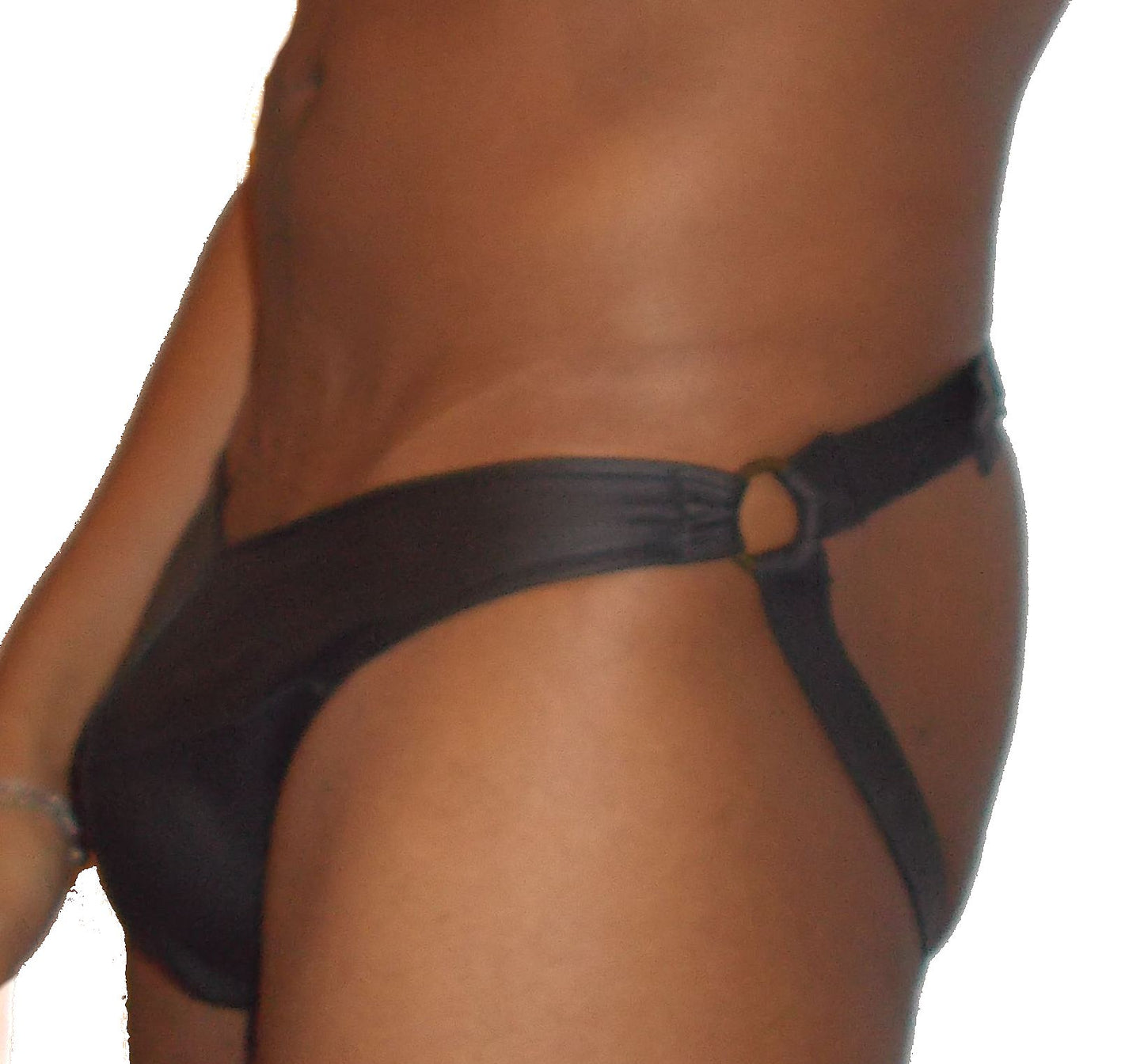 Adjustable All Leather Jockstrap