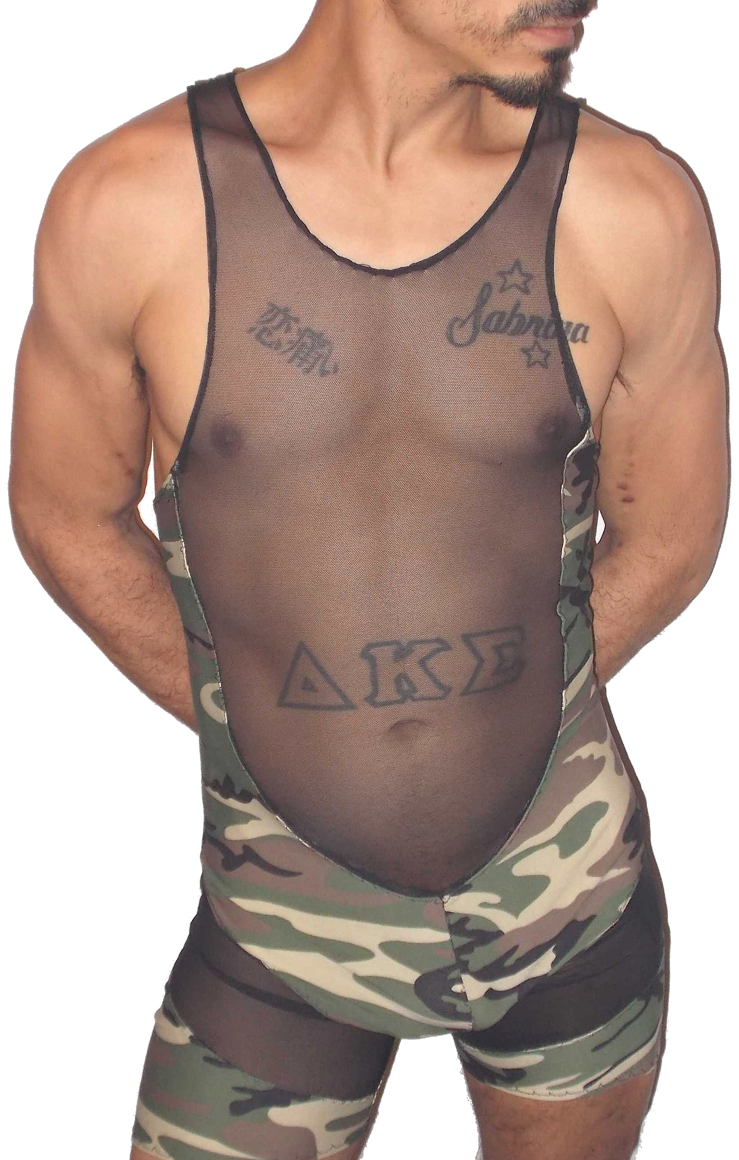 Mesh Camouflage Singlet