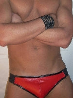 Outline Leather Jockstrap