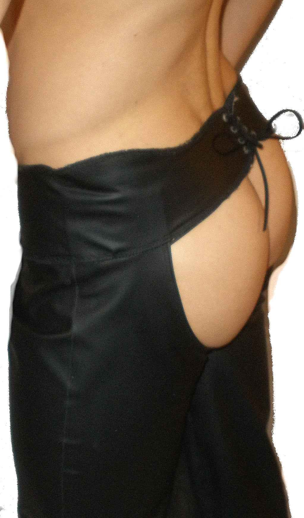 Black Neoprene Chaps