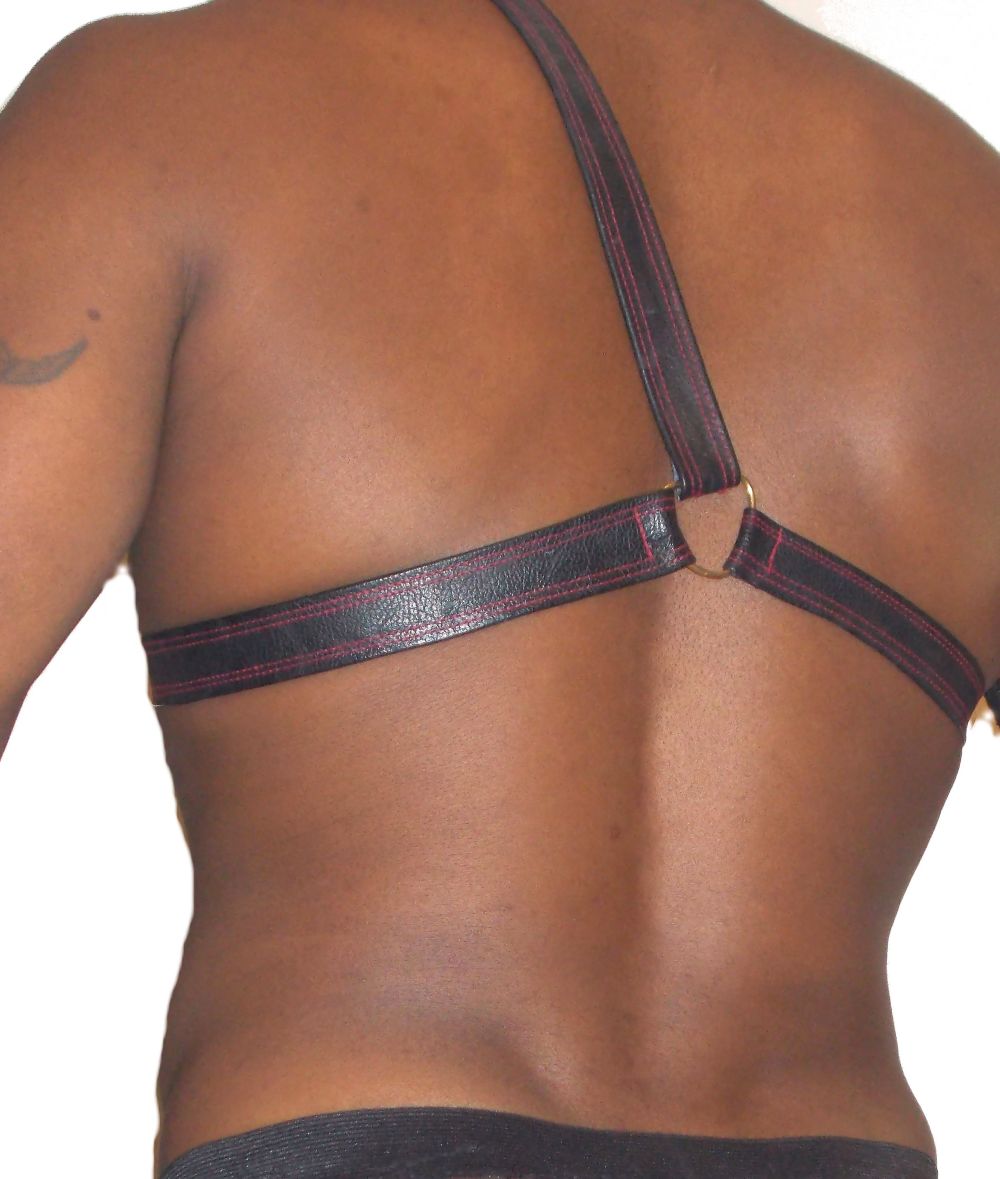 Asymmetrical Leather Harness