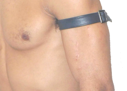 Buckle Leather Arm Band