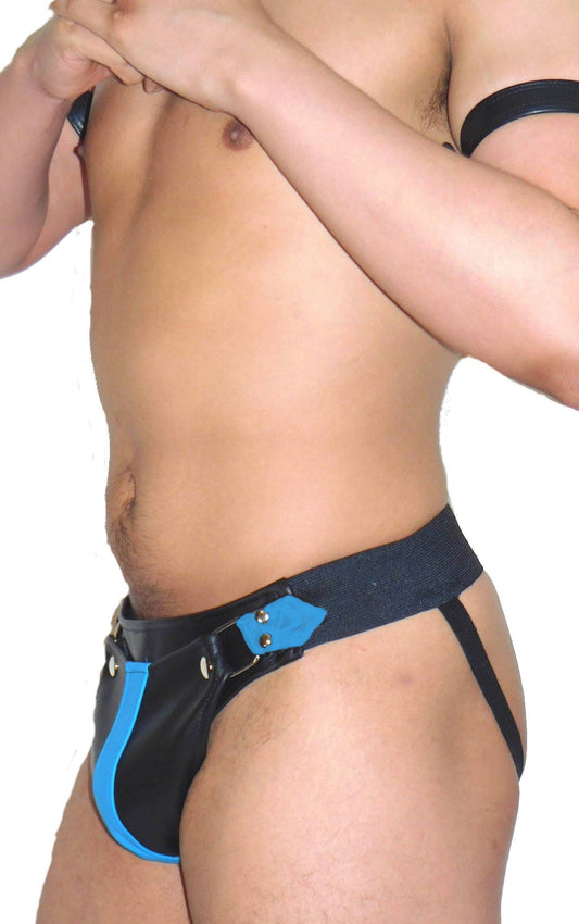 Extended Heavy Codpiece Pouch Leather Jockstrap
