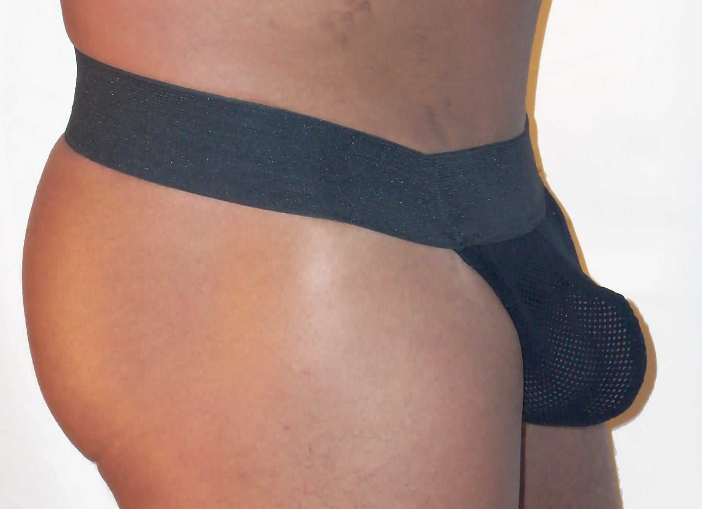 Sheer Mesh Strapless Pouch Jockstrap
