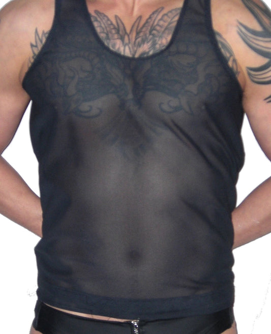 Sheer Mesh Tank Top