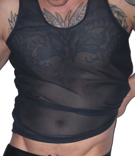 Sheer Mesh Tank Top