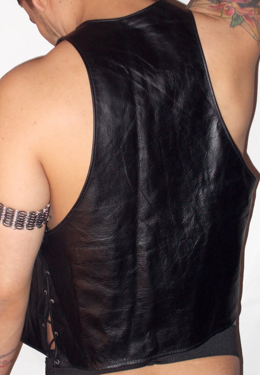 Hot Leather Vest