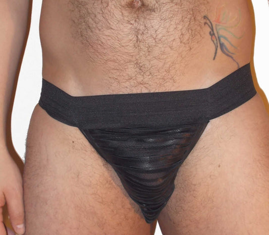 Shredded Leather Jockstrap
