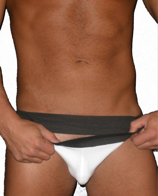 Pull Down Pouch Spandex Jockstrap