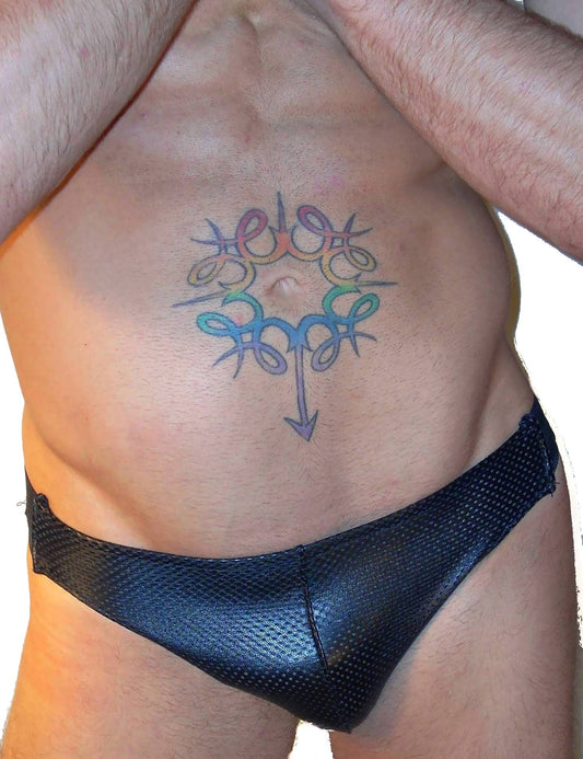 Perforated Leather Jockstrap