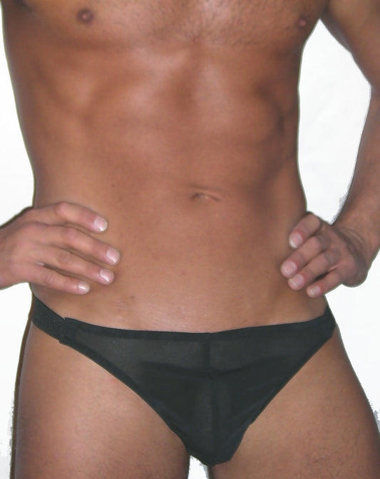 Sheer Mesh Thong