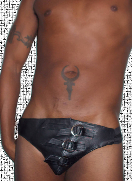 Straight Jacket Leather Jockstrap