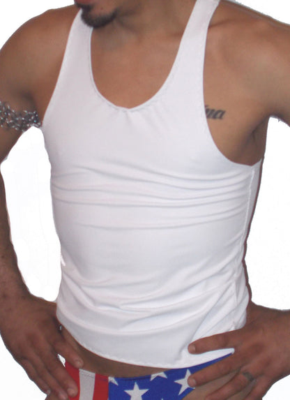 Colorful Spandex Solid Tank Top