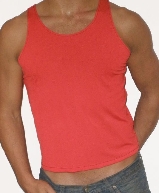 Colorful Spandex Solid Tank Top