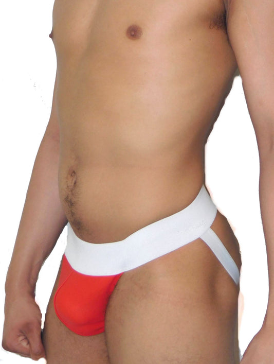 Leather Pouch Thong Jockstrap
