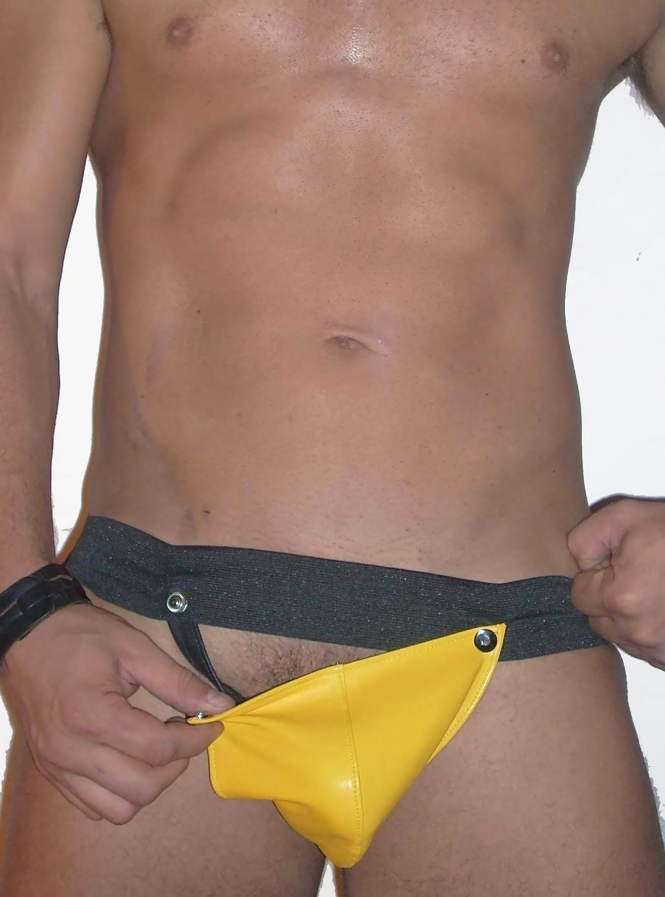 Codpiece Pouch Leather Jockstrap